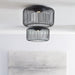 Visual Comfort Modern - 700FMKAI15B-LED930 - LED Flush Mount - Kai - Nightshade Black