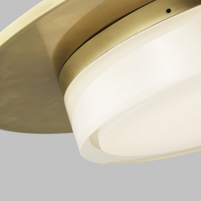 Visual Comfort Modern - 700FMSEN17NB-LED927 - LED Flush Mount - Sen - Natural Brass