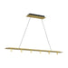 Visual Comfort Modern - 700LSPNT50NB-LED930 - LED Linear Suspension - Ponte - Natural Brass