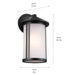 Kichler - 59100BK - One Light Outdoor Wall Mount - Lombard - Black