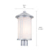 Kichler - 59101BA - One Light Outdoor Post Lantern - Lombard - Brushed Aluminum