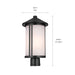 Kichler - 59101BK - One Light Outdoor Post Lantern - Lombard - Black