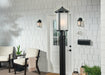 Kichler - 59101BK - One Light Outdoor Post Lantern - Lombard - Black