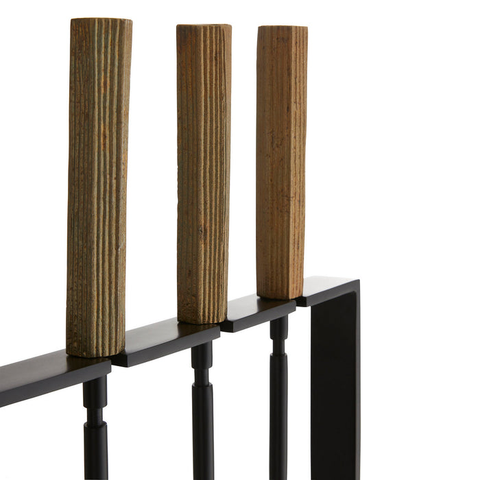 Arteriors - 2112 - Fireplace Tool Set - Landt - Blackened Iron