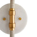 Arteriors - 49176 - One Light Wall Sconce - Aaron - Heritage Brass