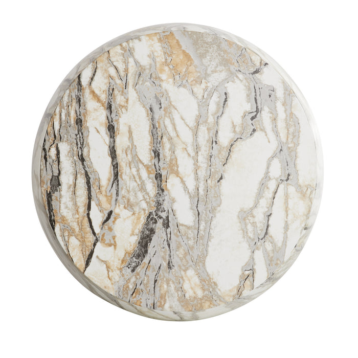 Arteriors - 5117 - Side Table - Kenmore - Mojave Faux Marble