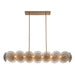 Arteriors - 82012 - 12 Light Chandelier - Kinlee - Antique Brass