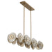 Arteriors - 82012 - 12 Light Chandelier - Kinlee - Antique Brass