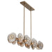 Arteriors - 82012 - 12 Light Chandelier - Kinlee - Antique Brass