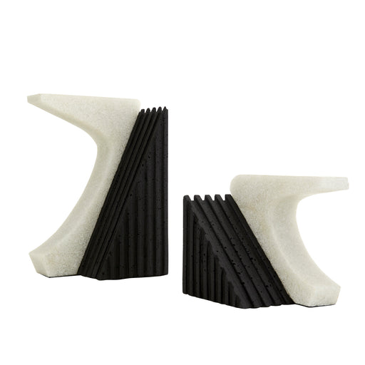 Arteriors - 9112 - Bookends, Set of 2 - Jordono - Ivory