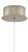 Currey and Company - 9000-0888 - One Light Pendant - Daze - White/Antique Brass