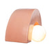 Justice Designs - CER-3020-BSH - One Light Wall Sconce - Ambiance Collection - Gloss Blush