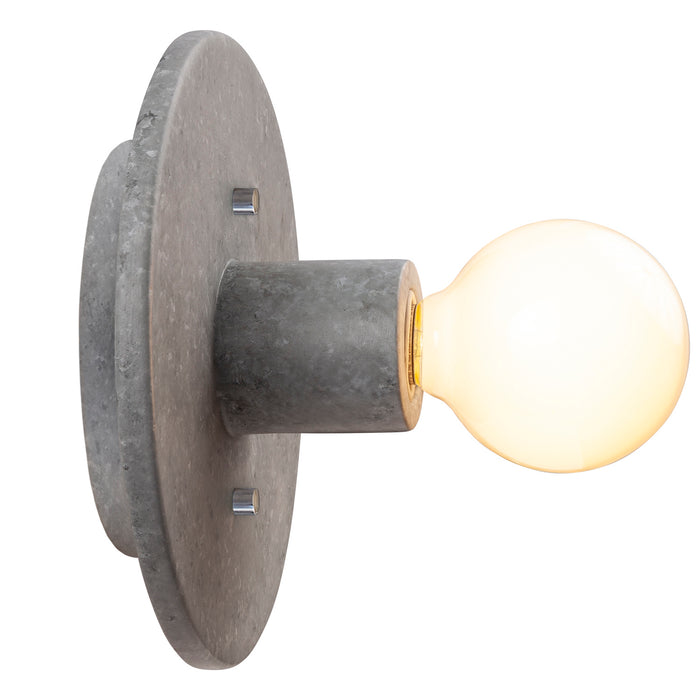 Justice Designs - CER-6280-CONC - One Light Wall Sconce - Ambiance Collection - Concrete