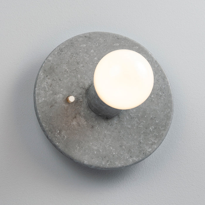 Justice Designs - CER-6280-CONC - One Light Wall Sconce - Ambiance Collection - Concrete