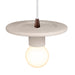 Justice Designs - CER-6320-BIS-DBRZ-WTCD - One Light Pendant - Radiance - Bisque