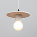 Justice Designs - CER-6320-BIS-MBLK-WTCD - One Light Pendant - Radiance - Bisque