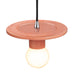 Justice Designs - CER-6320-BSH-CROM-BKCD - One Light Pendant - Radiance - Gloss Blush