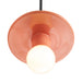 Justice Designs - CER-6320-BSH-CROM-BKCD - One Light Pendant - Radiance - Gloss Blush