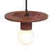 Justice Designs - CER-6320-CLAY-DBRZ-BKCD - One Light Pendant - Radiance - Canyon Clay