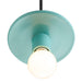 Justice Designs - CER-6320-RFPL-ABRS-BKCD - One Light Pendant - Radiance - Reflecting Pool