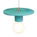 Justice Designs - CER-6320-RFPL-ABRS-WTCD - One Light Pendant - Radiance - Reflecting Pool