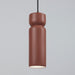 Justice Designs - CER-6510-CLAY-DBRZ-BKCD - One Light Pendant - Radiance - Canyon Clay