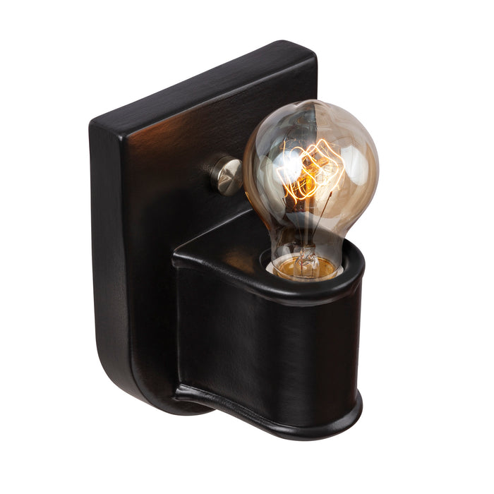 Justice Designs - CER-7031-CRB-NCKL - One Light Wall Sconce - American Classics - Carbon - Matte Black