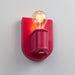 Justice Designs - CER-7031-CRSE-BRSS - One Light Wall Sconce - American Classics - Cerise