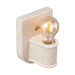 Justice Designs - CER-7031-MAT-BRSS - One Light Wall Sconce - American Classics - Matte White