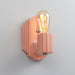 Justice Designs - CER-7041-BSH-NCKL - One Light Wall Sconce - American Classics - Gloss Blush