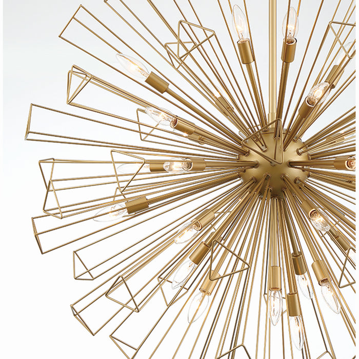 Eurofase - 43865-025 - 35 Light Chandelier - Dendelio - Gold