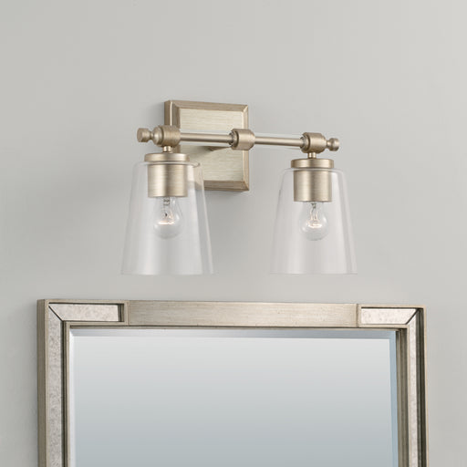 Capital Lighting - 144821BS-523 - Two Light Vanity - Breigh - Brushed Champagne