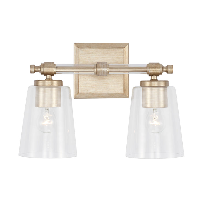 Capital Lighting - 144821BS-523 - Two Light Vanity - Breigh - Brushed Champagne