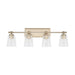 Capital Lighting - 144841BS-523 - Four Light Vanity - Breigh - Brushed Champagne