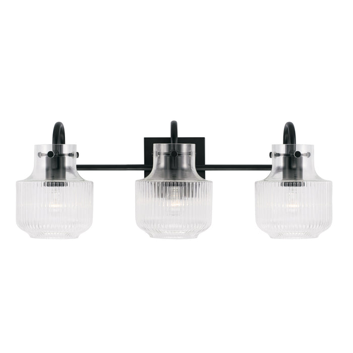 Capital Lighting - 145131MB - Three Light Vanity - Nyla - Matte Black