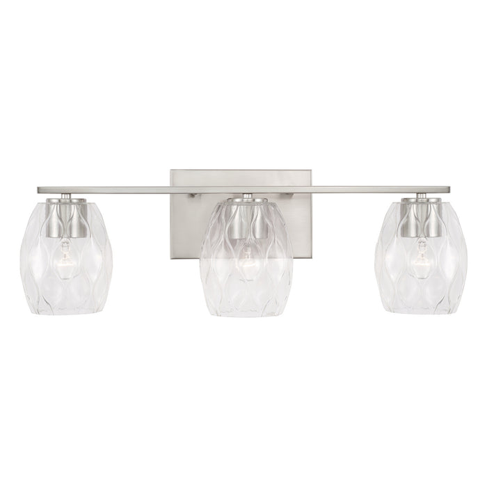 Capital Lighting - 145331BN-525 - Three Light Vanity - Lucas - Brushed Nickel