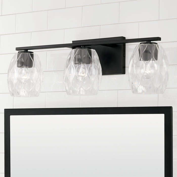 Capital Lighting - 145331MB-525 - Three Light Vanity - Lucas - Matte Black