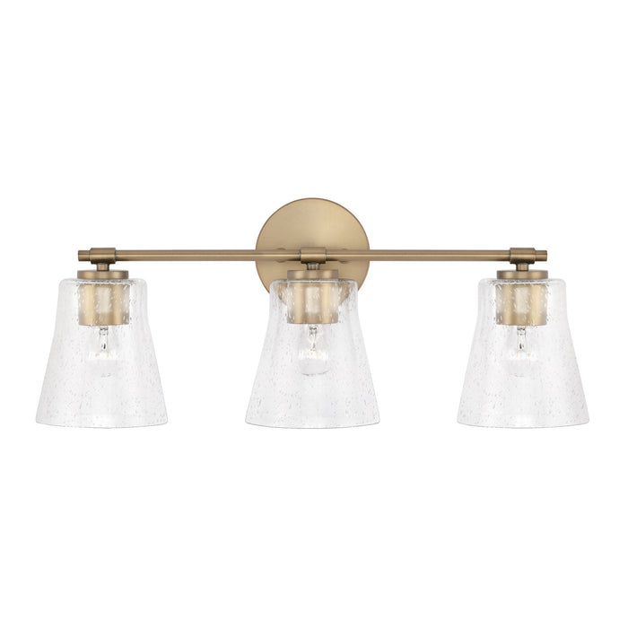 Capital Lighting - 146931AD-533 - Three Light Vanity - Baker - Aged Brass