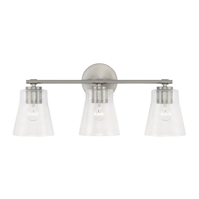 Capital Lighting - 146931BN-533 - Three Light Vanity - Baker - Brushed Nickel