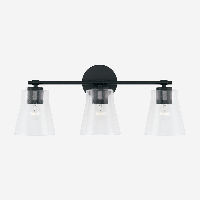 Capital Lighting - 146931MB-533 - Three Light Vanity - Baker - Matte Black