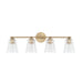 Capital Lighting - 146941AD-533 - Four Light Vanity - Baker - Aged Brass