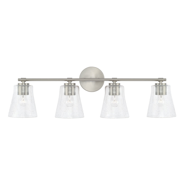 Capital Lighting - 146941BN-533 - Four Light Vanity - Baker - Brushed Nickel