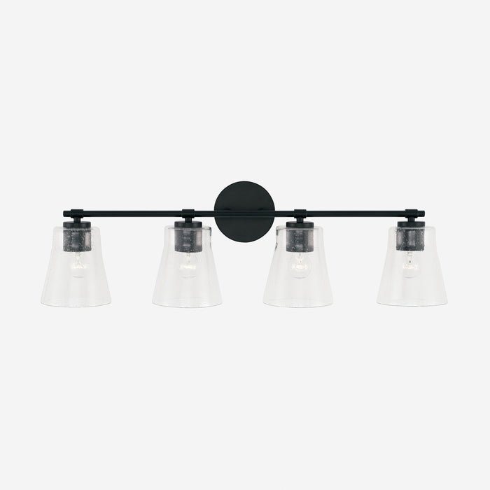 Capital Lighting - 146941MB-533 - Four Light Vanity - Baker - Matte Black