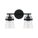 Capital Lighting - 147021MB-534 - Two Light Vanity - Madison - Matte Black