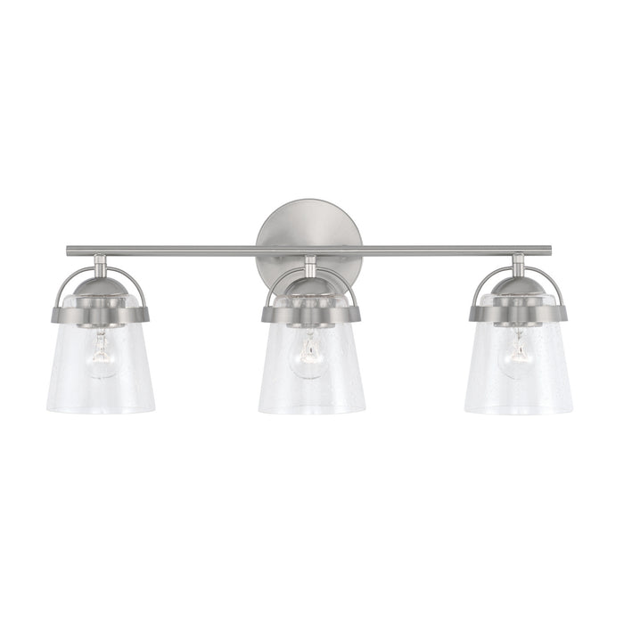 Capital Lighting - 147031BN-534 - Three Light Vanity - Madison - Brushed Nickel