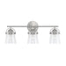 Capital Lighting - 147031BN-534 - Three Light Vanity - Madison - Brushed Nickel