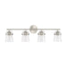 Capital Lighting - 147041BN-534 - Four Light Vanity - Madison - Brushed Nickel