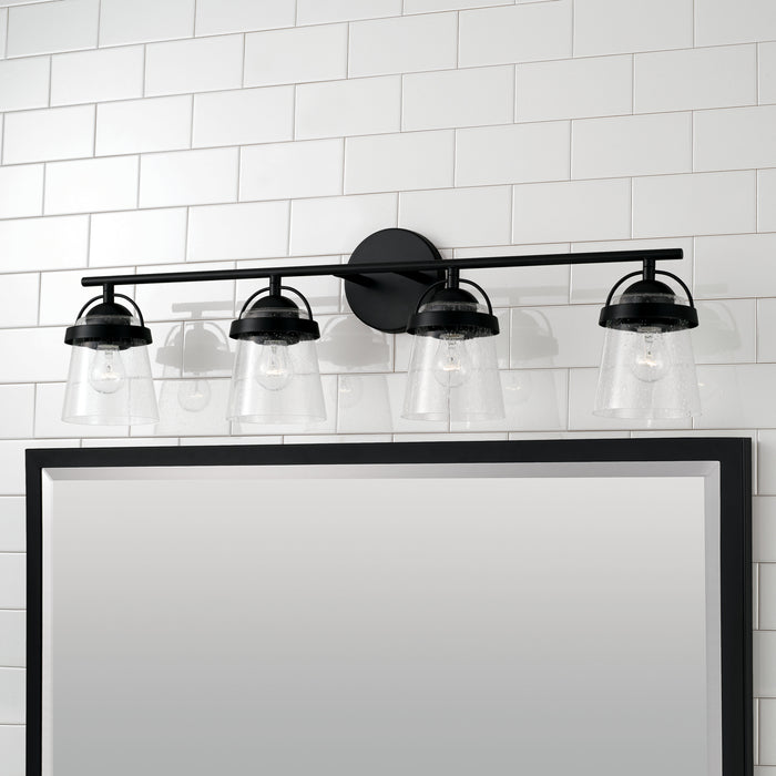 Capital Lighting - 147041MB-534 - Four Light Vanity - Madison - Matte Black