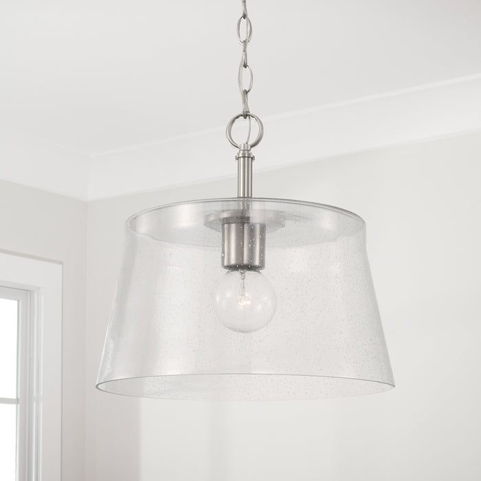 Capital Lighting - 246911BN - One Light Pendant - Baker - Brushed Nickel