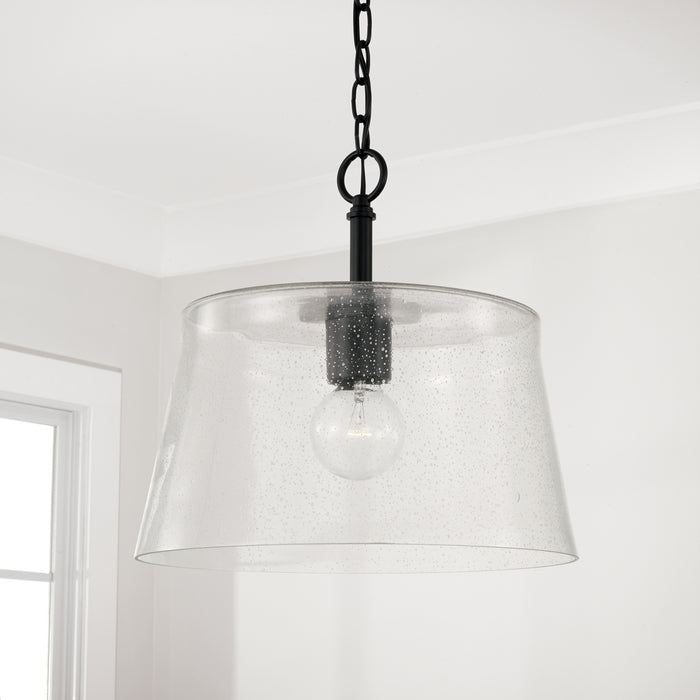 Capital Lighting - 246911MB - One Light Pendant - Baker - Matte Black